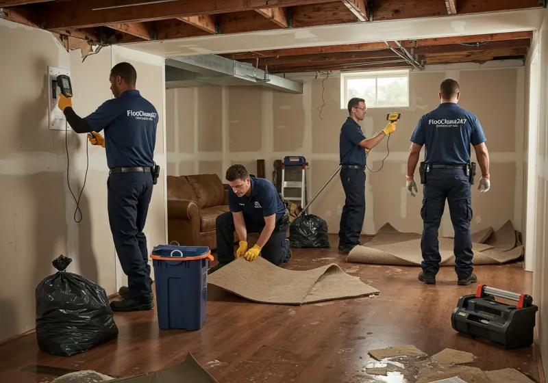 Flood DamageMaterial Assessment and Debris Removal process in Oak Grove, KY