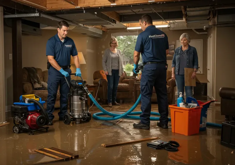 Basement Water Extraction and Removal Techniques process in Oak Grove, KY